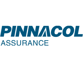 Pinnacol Assurance logo in blue and black text
