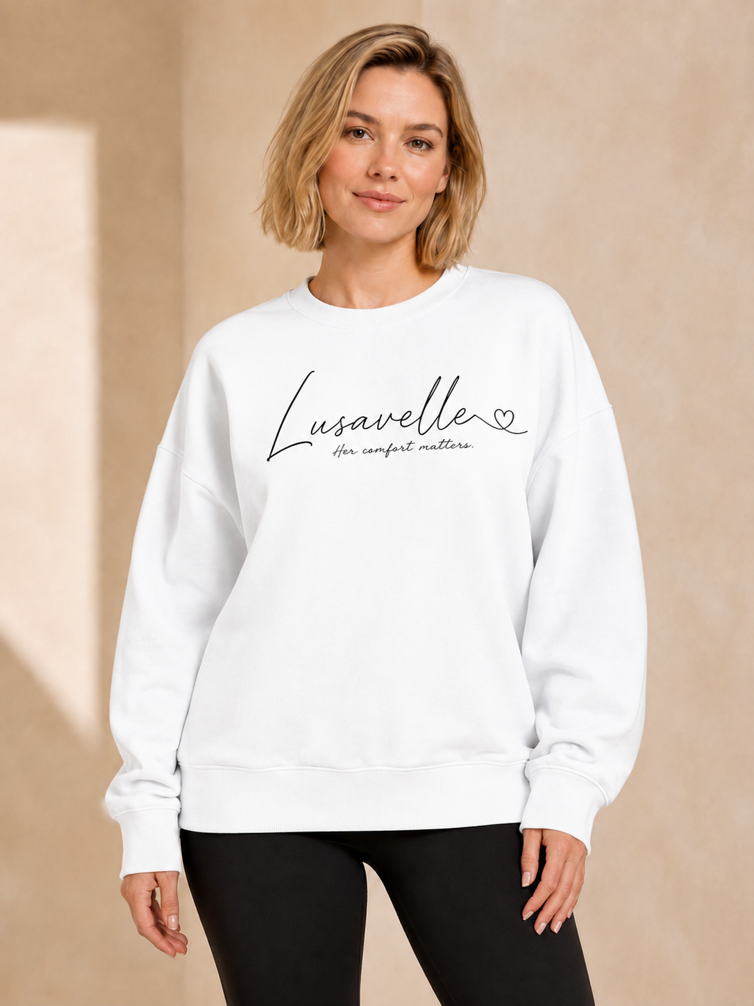 Lusavelle Comfort Sweatshirt - White.png