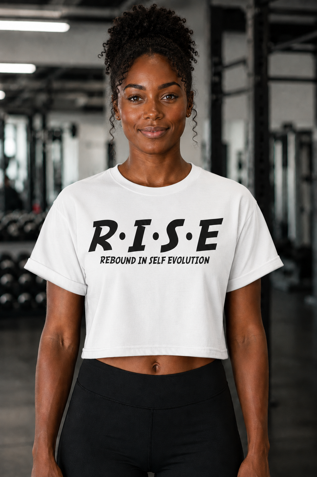 RISE V1 Croptop Tee - White.png