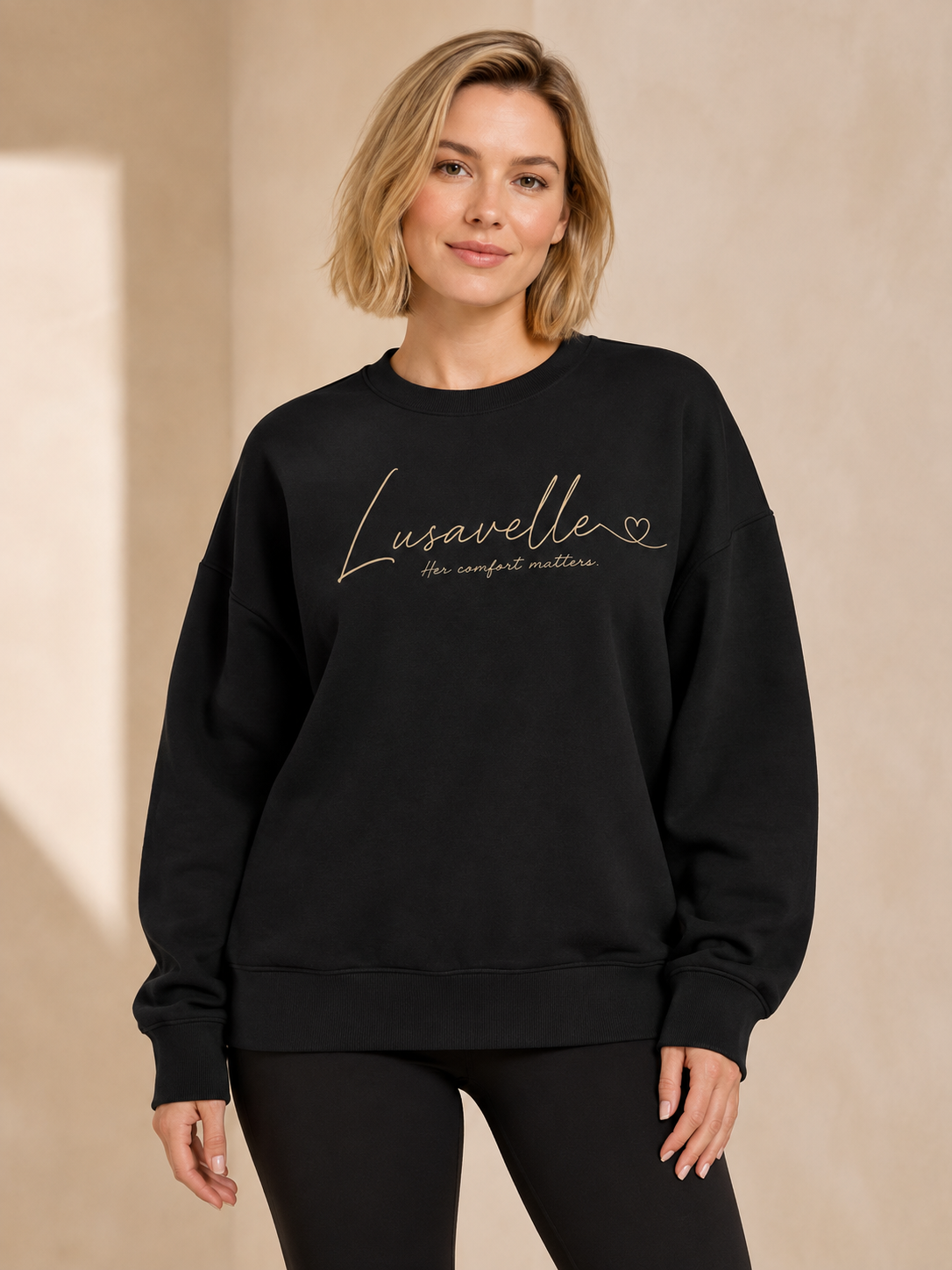Lusavelle Comfort Sweatshirt - Black.png