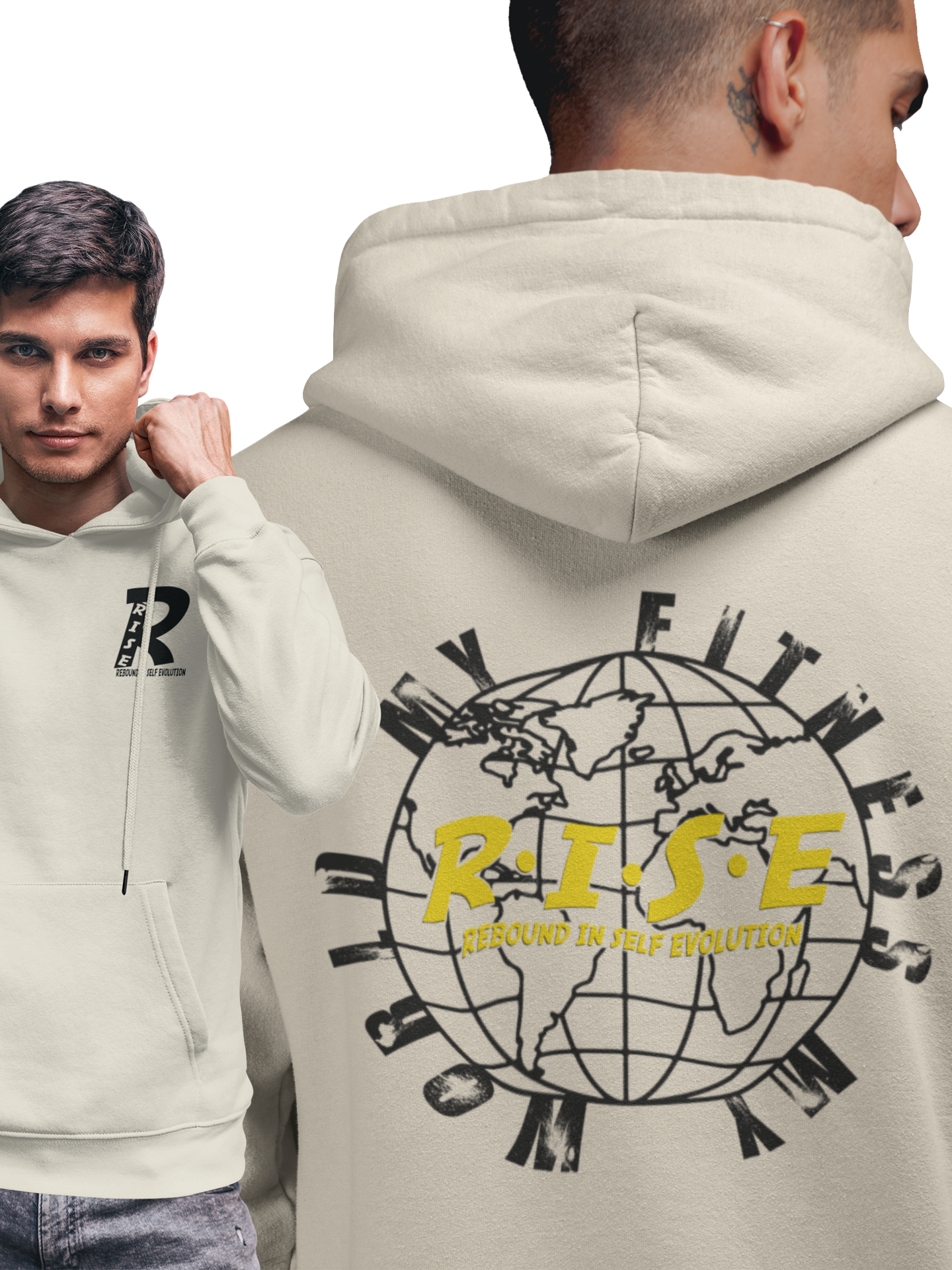 RISE My Fitness My World Hoody