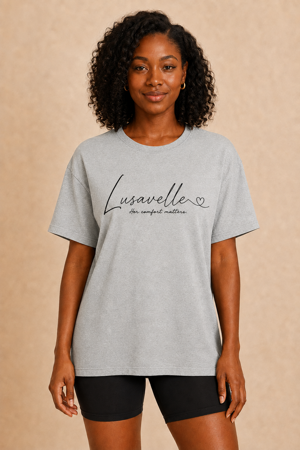 Lusavelle Relaxed Tee - Heather Gray.png