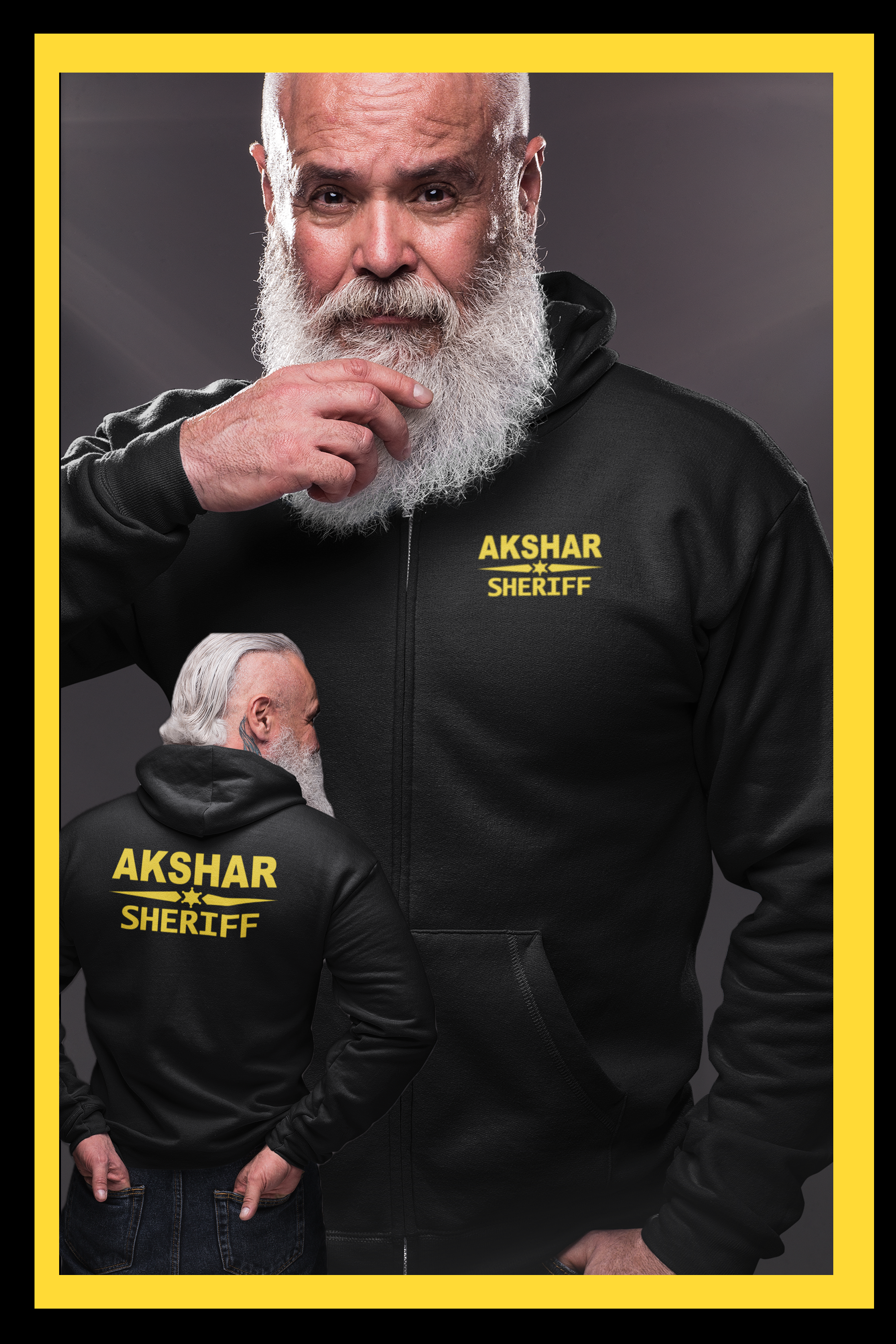 Akshar for Sheriff - Unisex Zip-Up Hoody