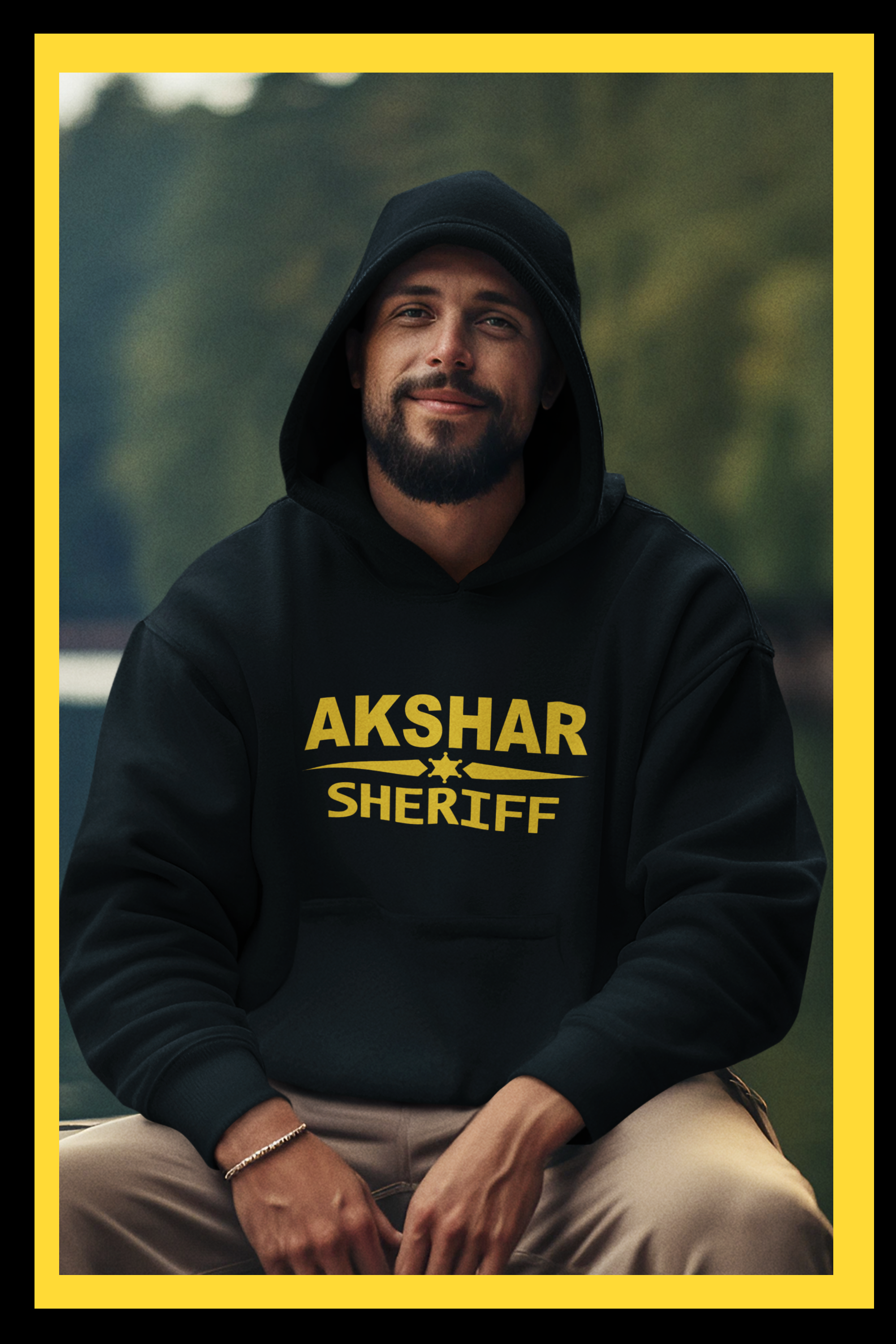 Akshar for Sheriff - Premium Pullover Hoody