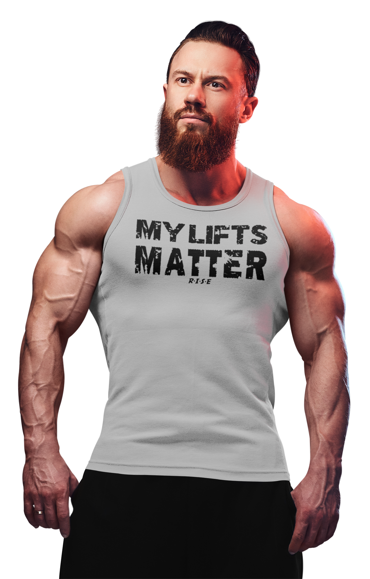 RISE My Lifts Matter Tanktop - Gray.png