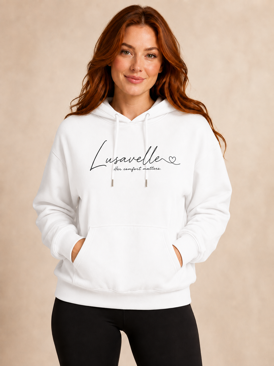 Lusavelle Relaxed Hoody - White.png