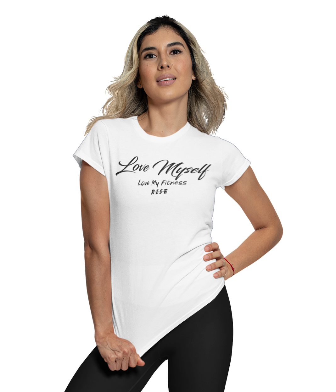 RISE Love Myself Tee - White.png