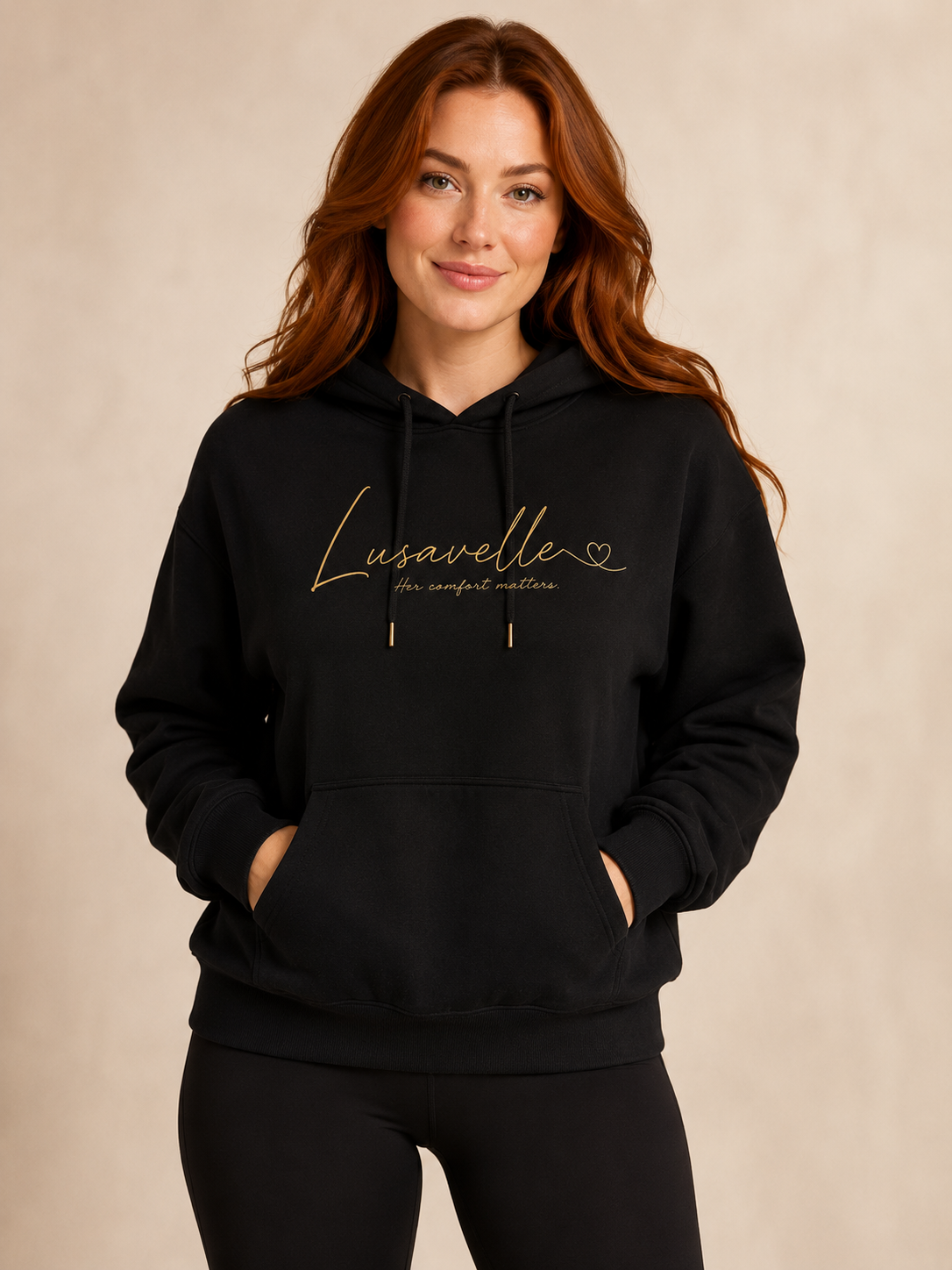 Lusavelle Relaxed Hoody - Black.png