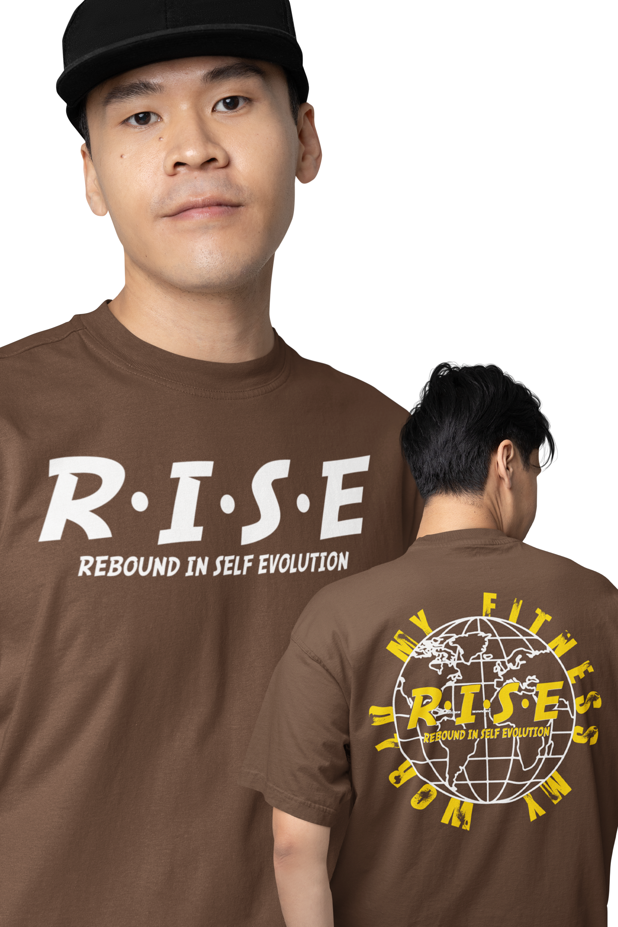 RISE My Fitness My World Pump Cover - Brown.png
