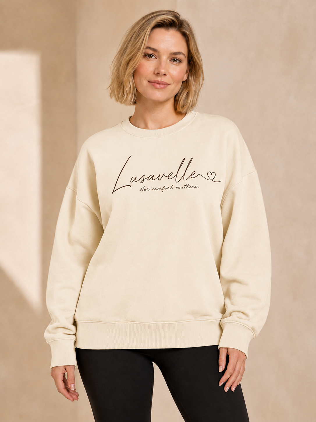 Lusavelle Comfort Sweatshirt - Cream.png