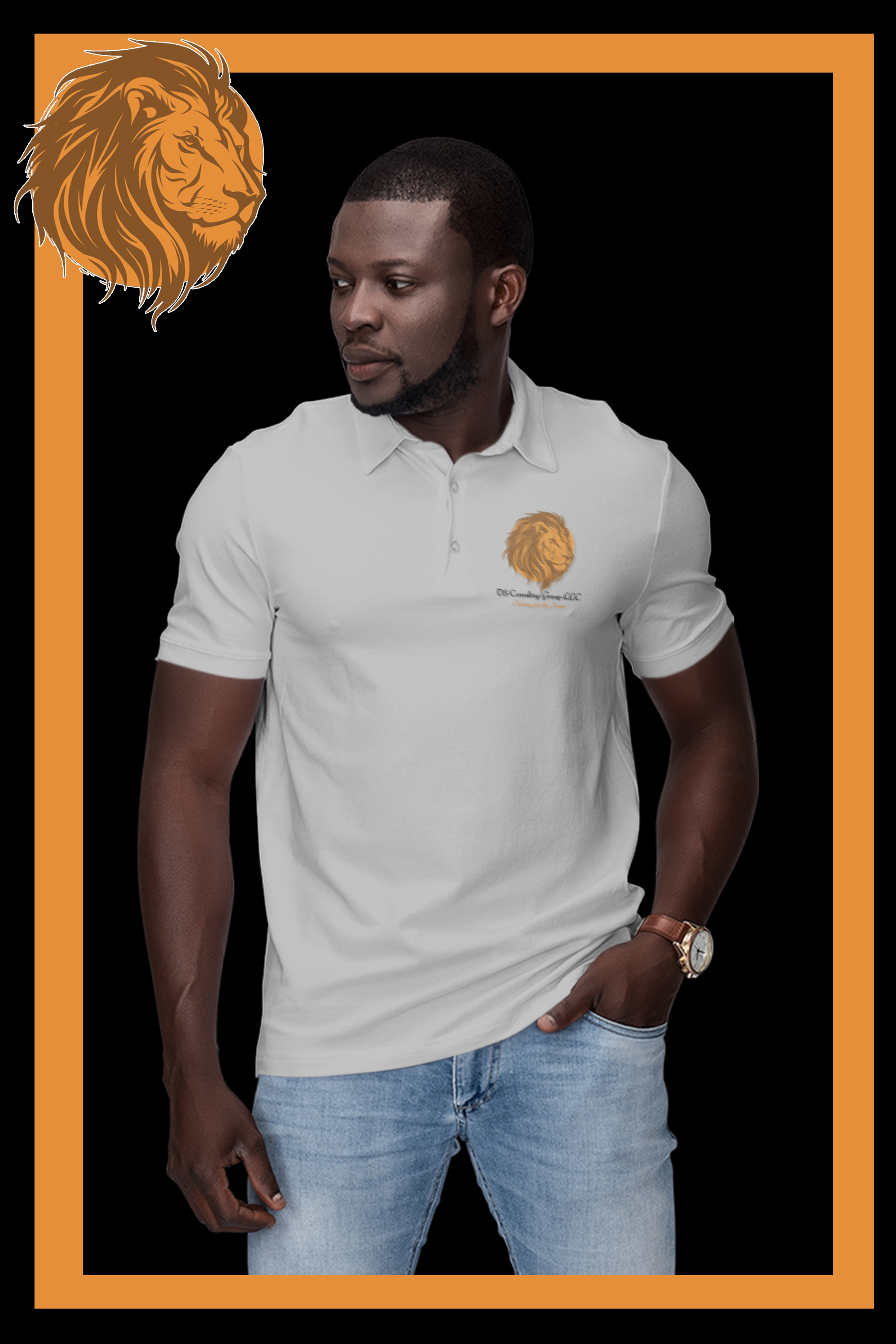 D5 Mens Polo - Gray.png