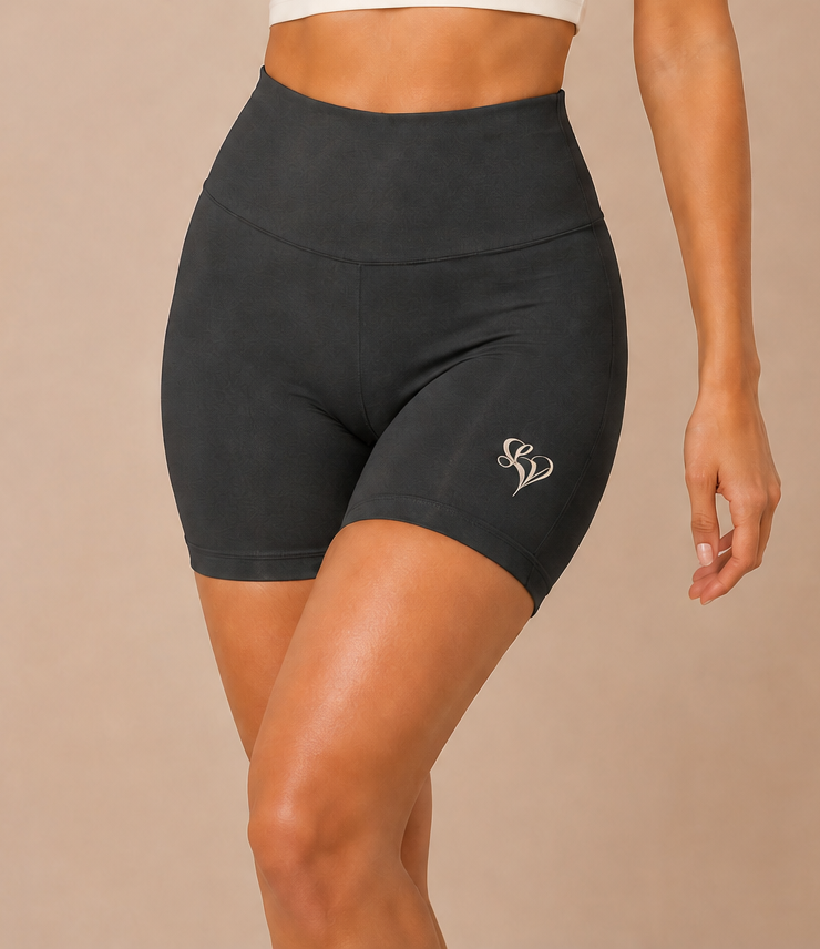 Lusavelle High Waisted Biker Shorts - Charcoal.png