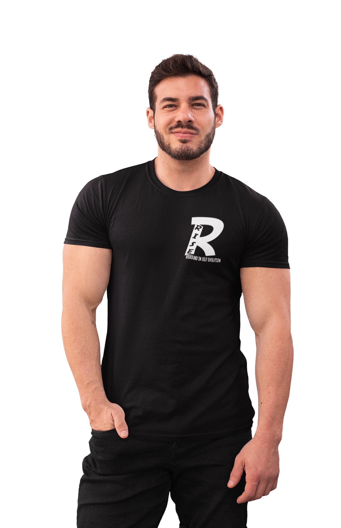 RISE V2 Performance Tee - Black.png
