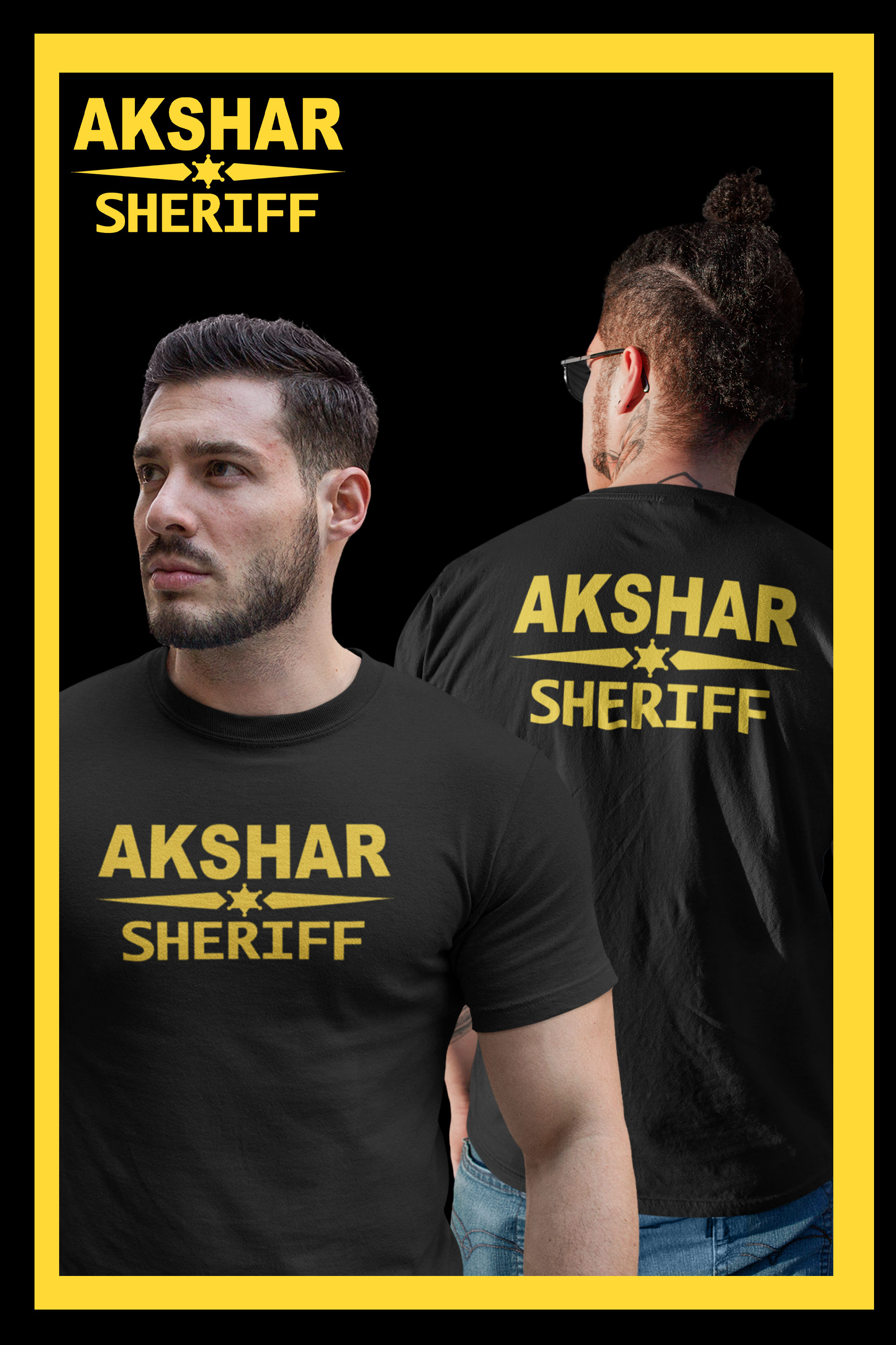 Akshar for Sheriff - Mens SS T-Shirt