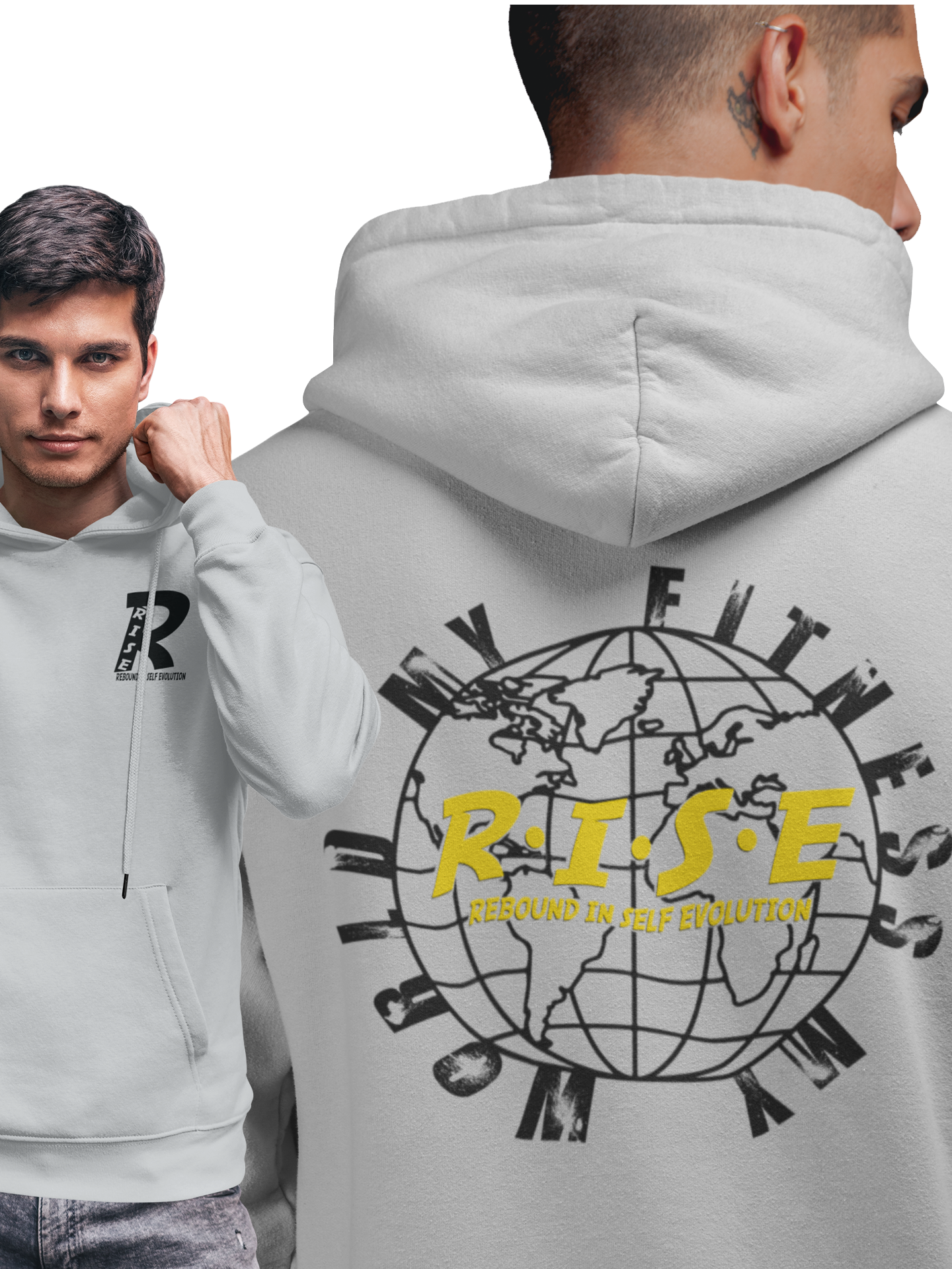 RISE My Fitness My World Hoody
