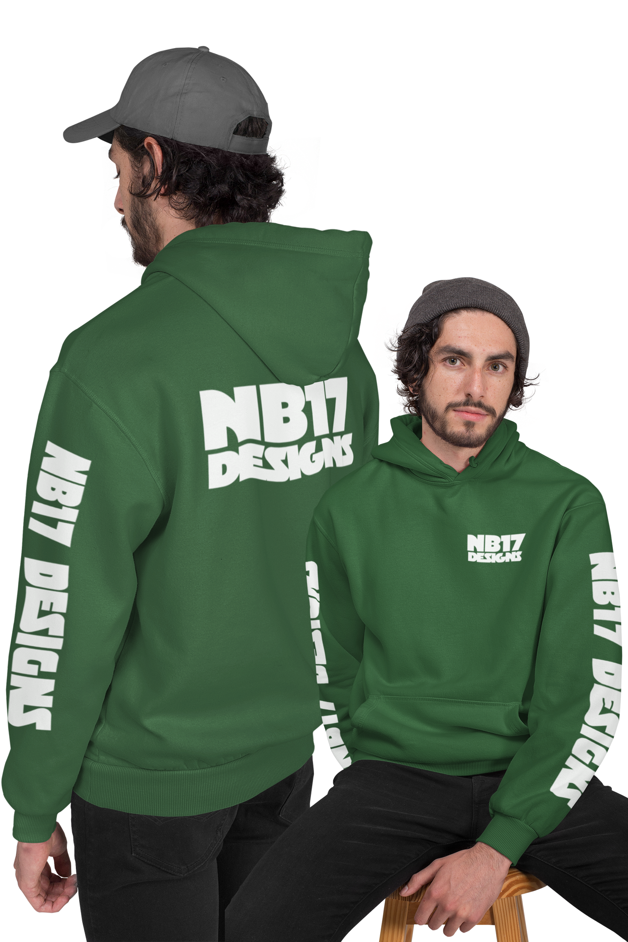 NB17 Designs Pullover Hoody V4 Green.png