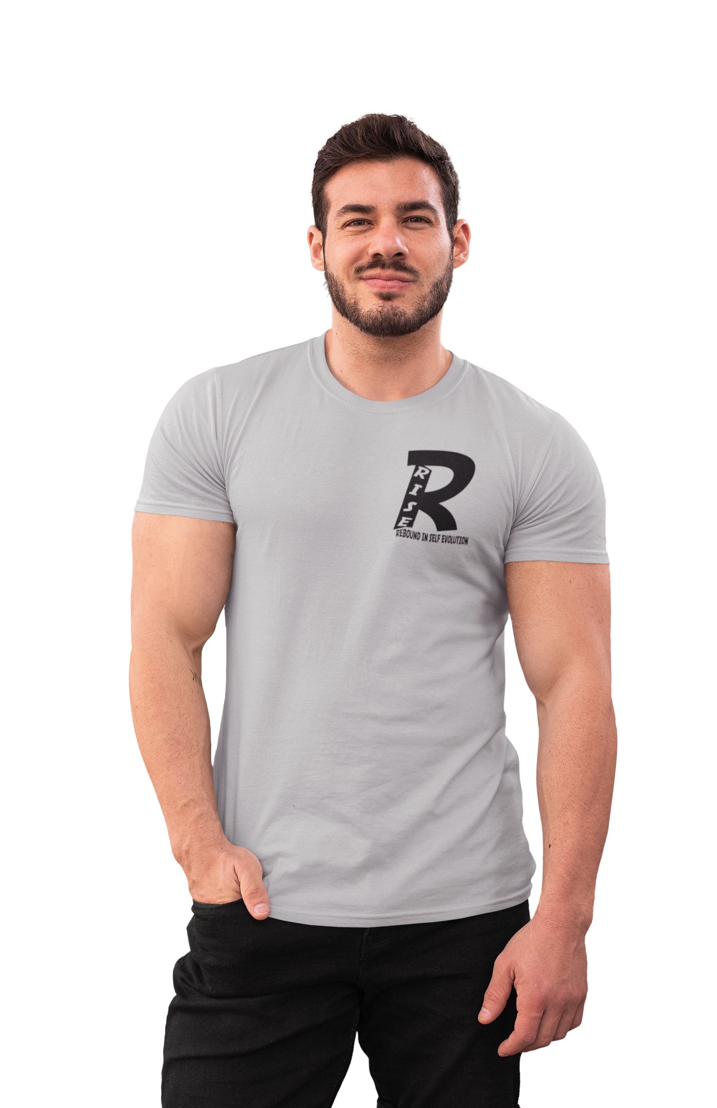 RISE V2 Performance Tee - Gray.png