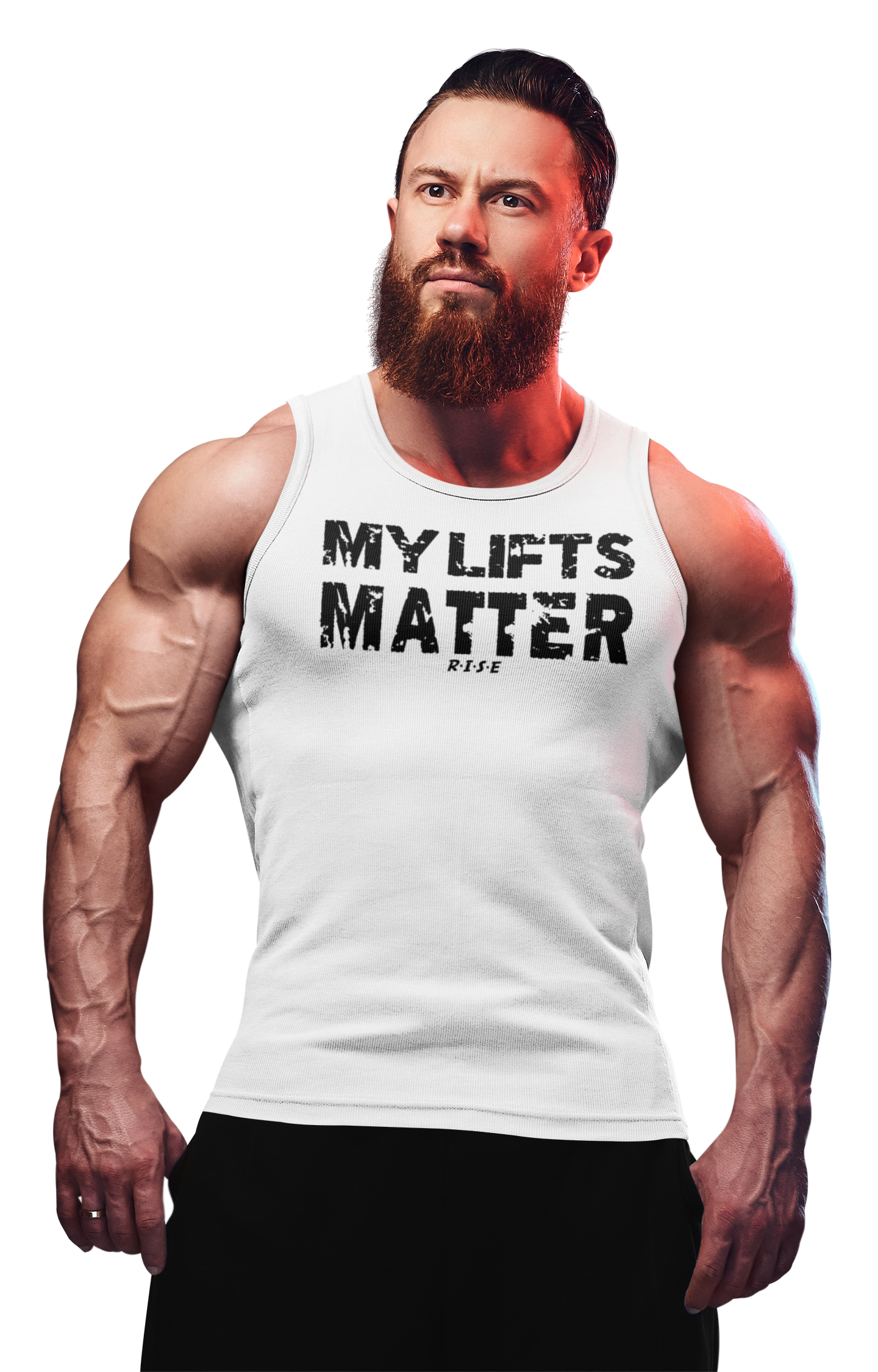 RISE My Lifts Matter Tanktop - White.png