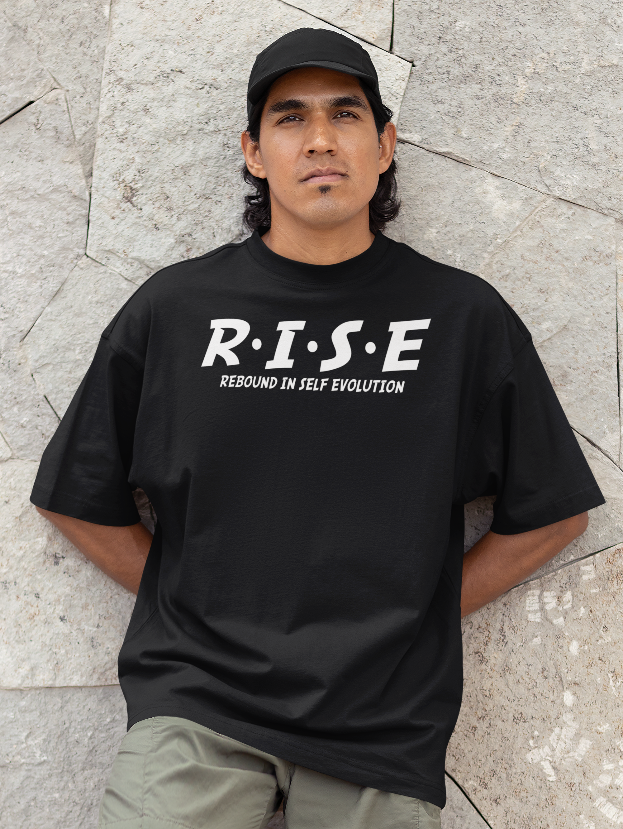 RISE V1 Pump Cover Tee - Black.png