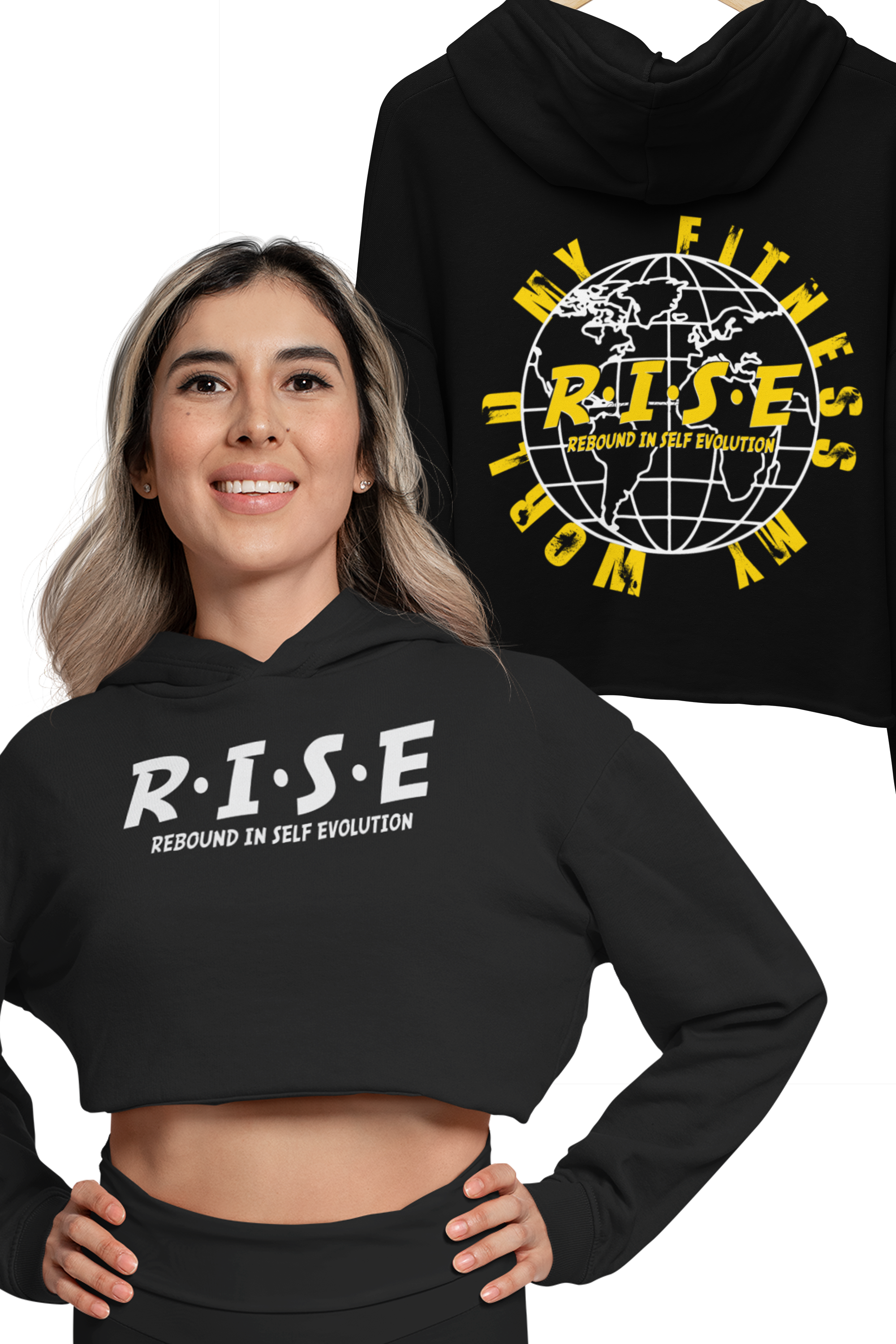 RISE MFMW Womens Croptop Hoody - Black.png