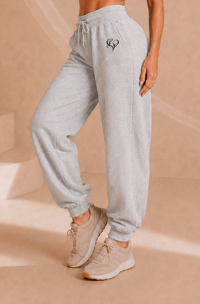 Lusavelle Emblem Sweatpants - Heather Gray.png