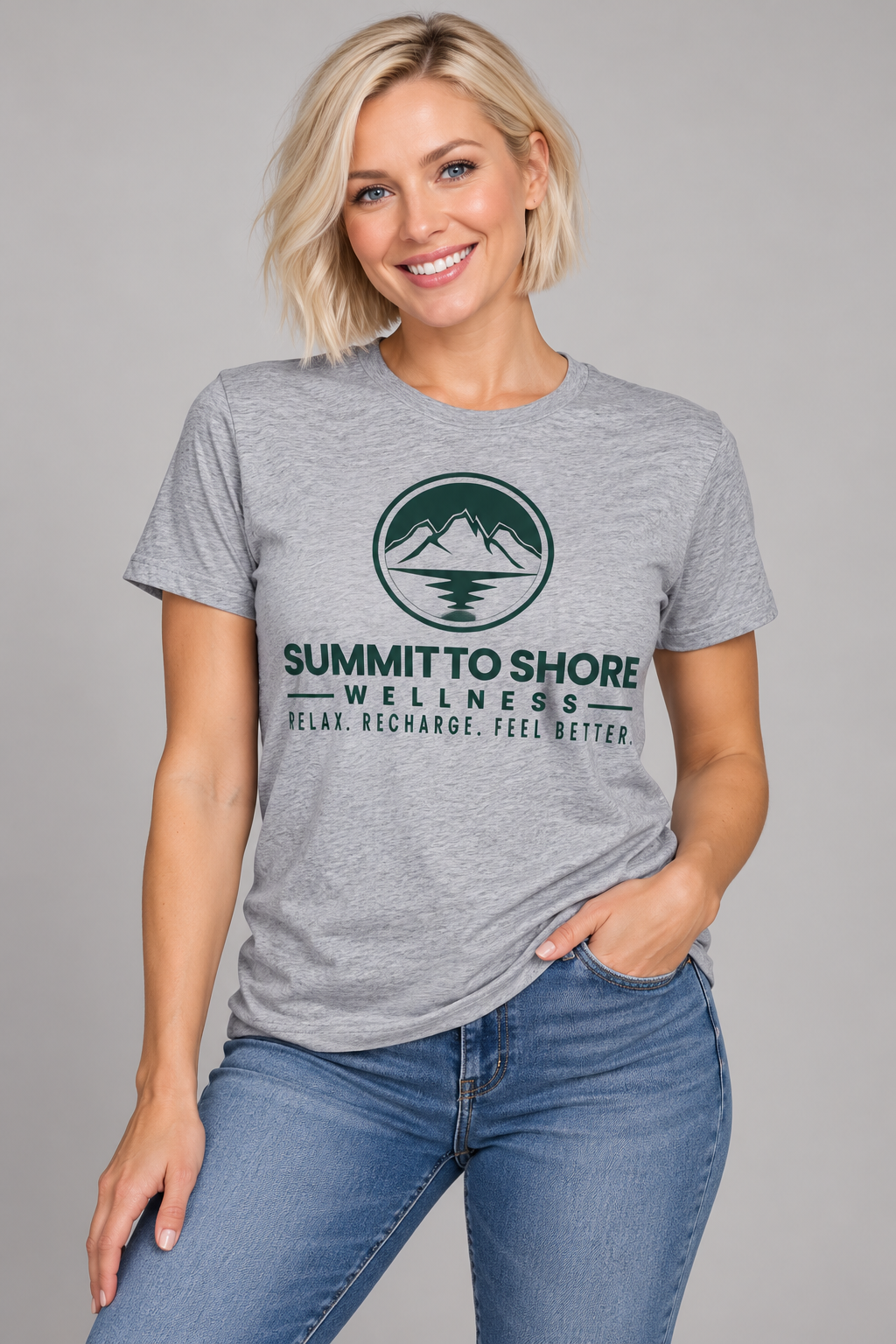 Forest green Summit to Shore tee-4.png
