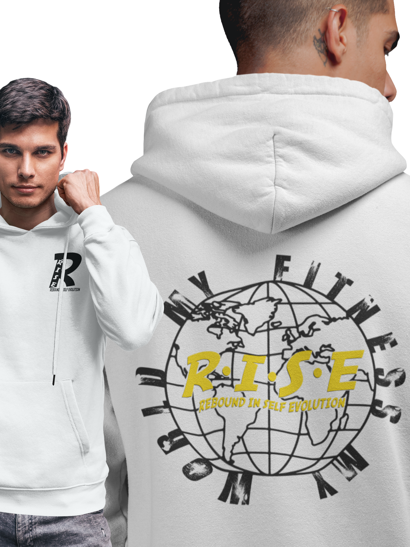 RISE My Fitness My World Hoody