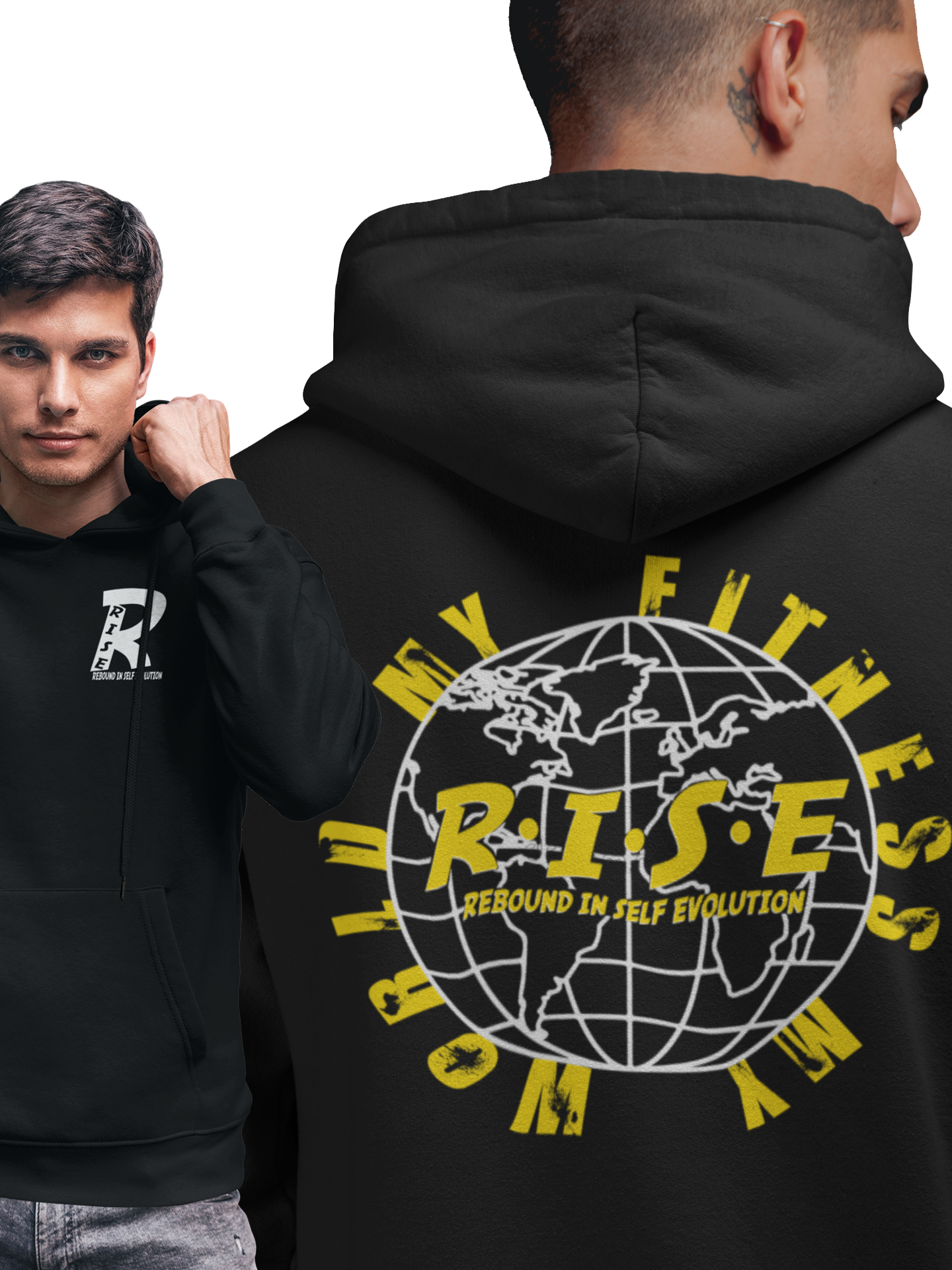 RISE My Fitness My World Hoody