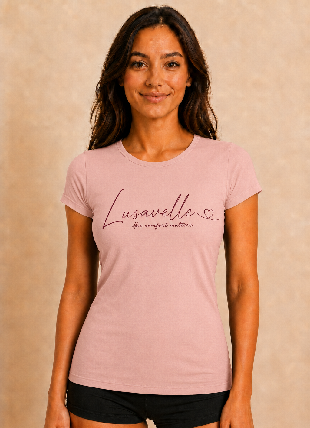 Lusavelle Fitted Tee - Pink.png