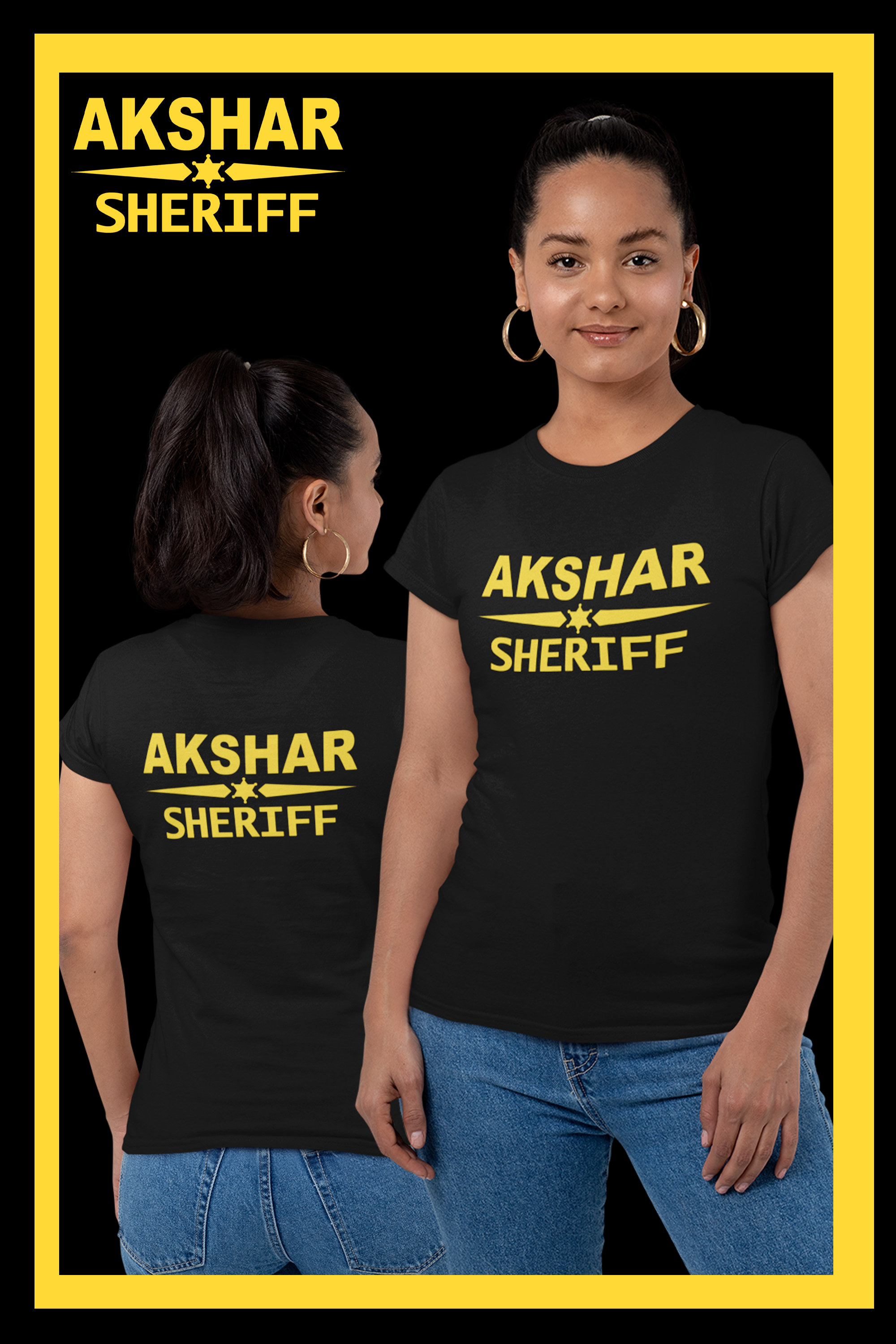 Akshar for Sheriff - Womens SS T-Shirt