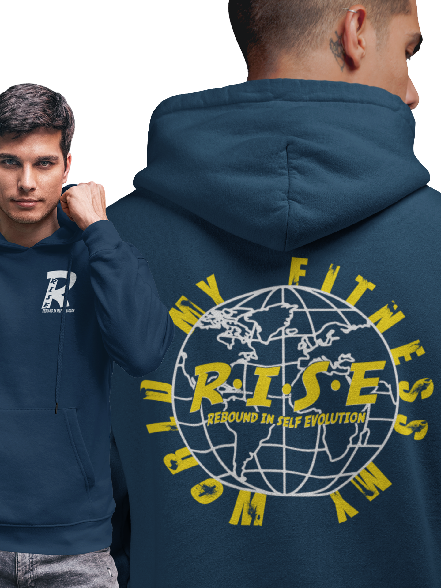 RISE My Fitness My World Hoody