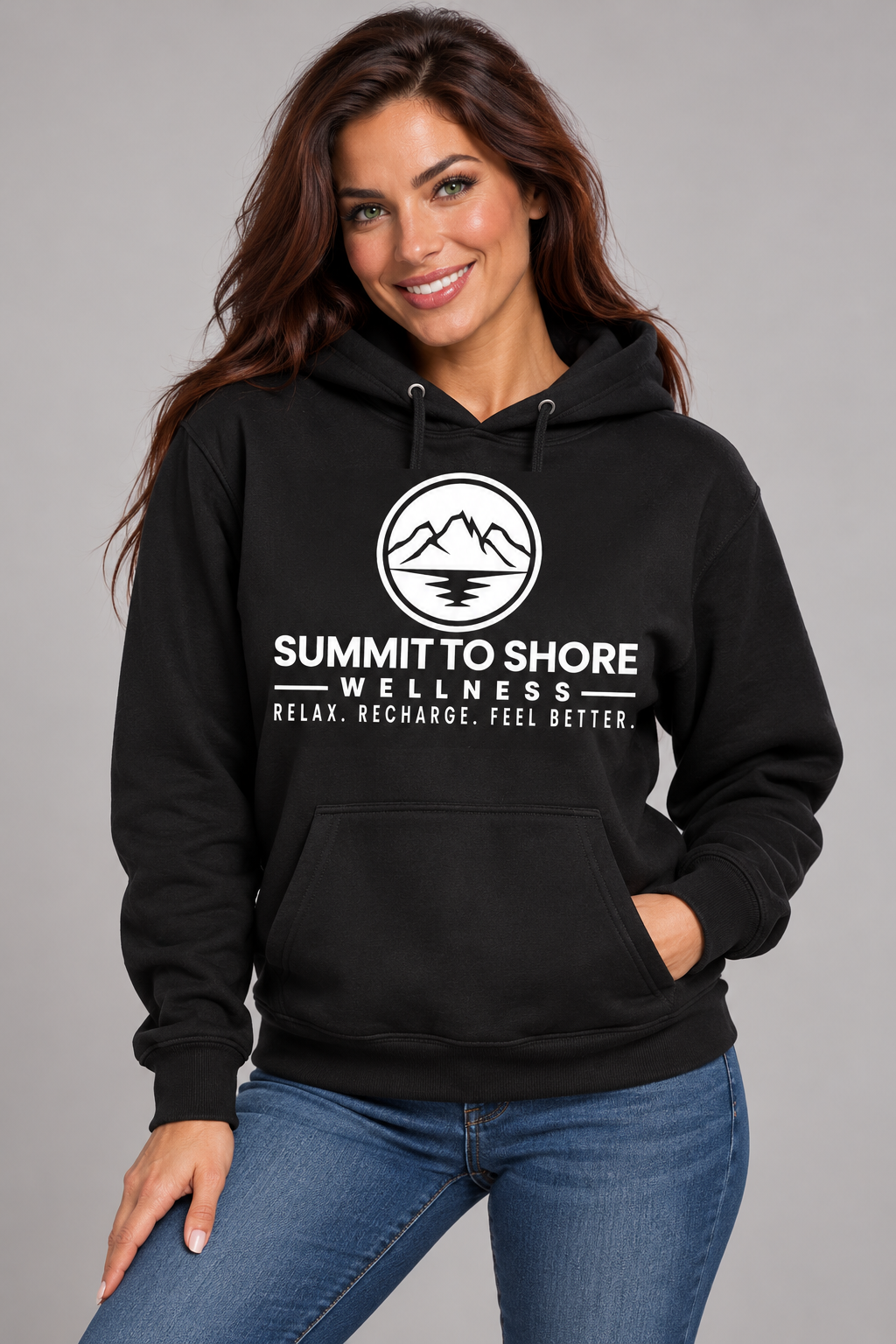 Radiant model in black wellness hoodie-4.png