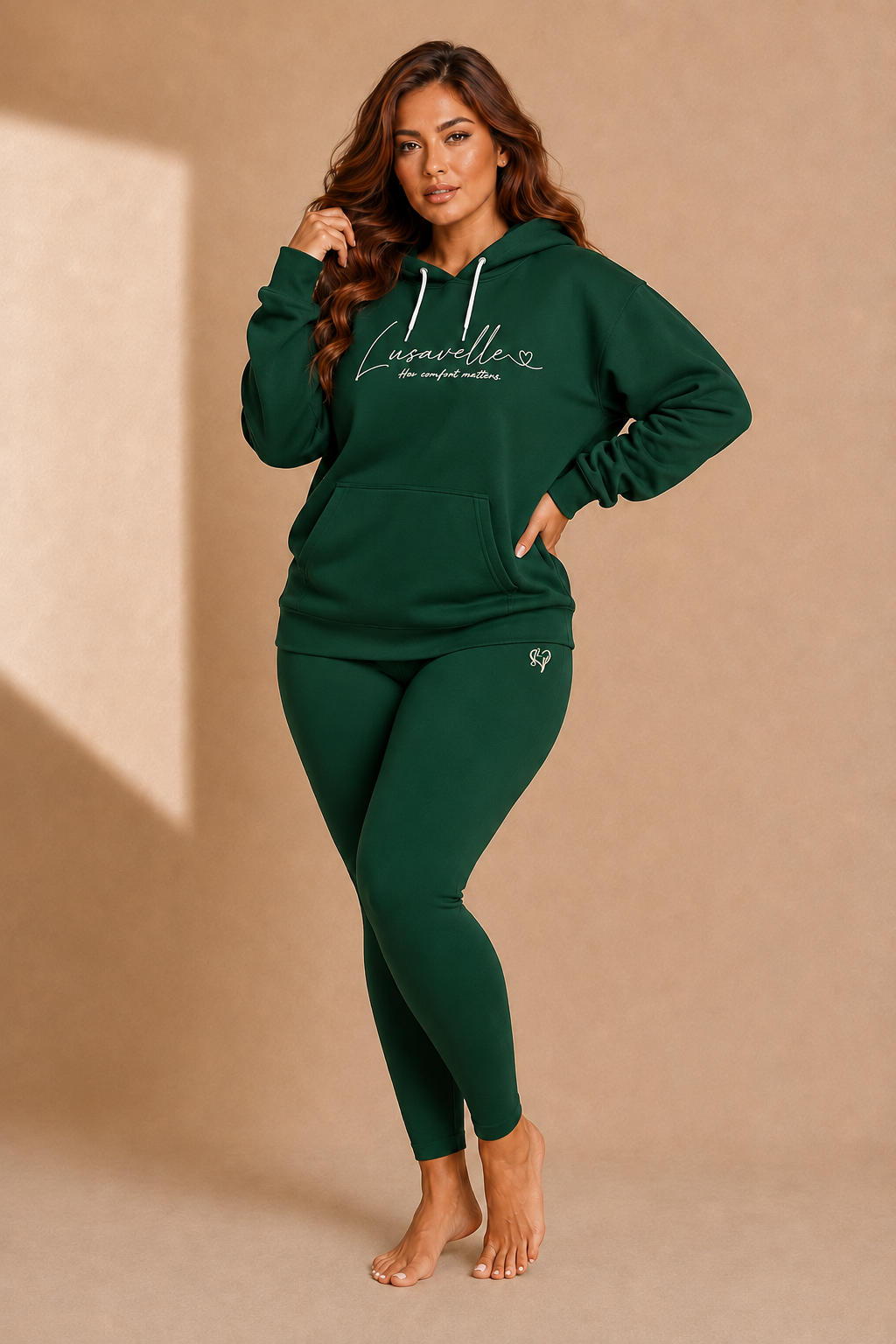 Lusavelle Hoody and Leggings  - Forest Green.png