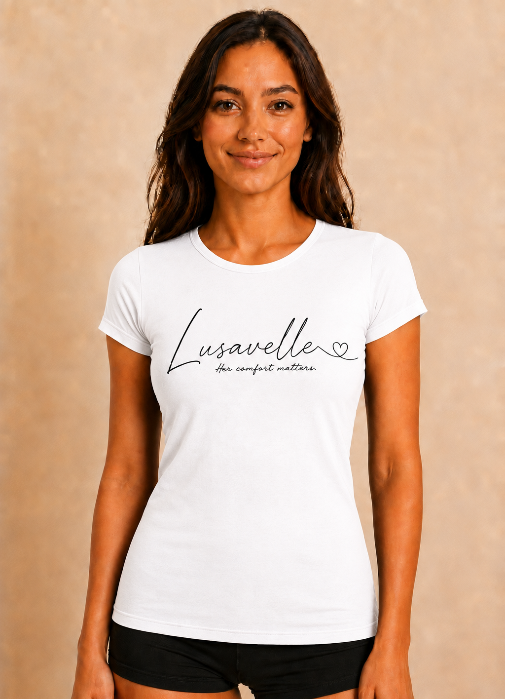 Lusavelle Fitted Tee - White.png