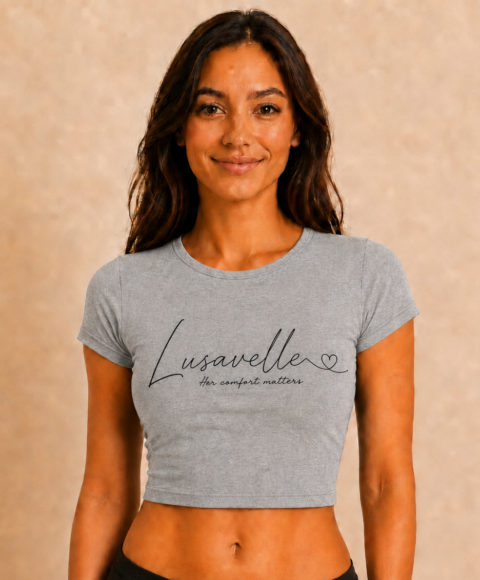 Lusavelle Croptop - Heather Gray.png