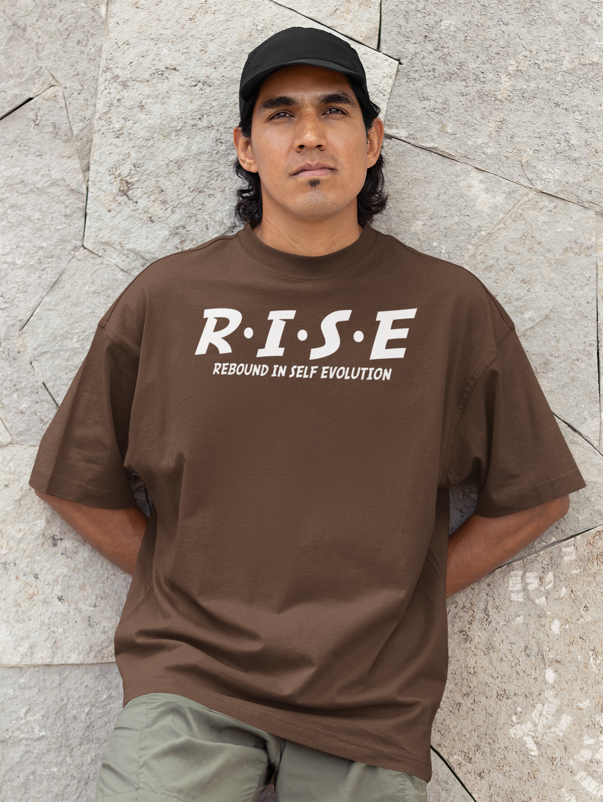 RISE V1 Pump Cover Tee - Brown.png