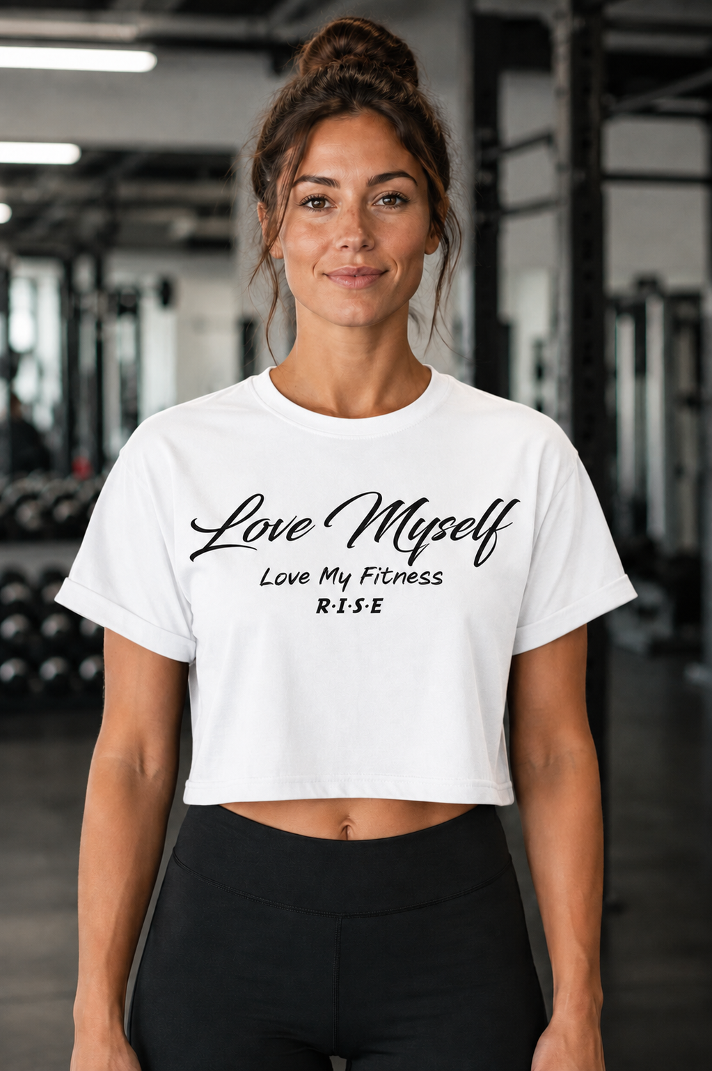 RISE Love Myself Croptop - White.png