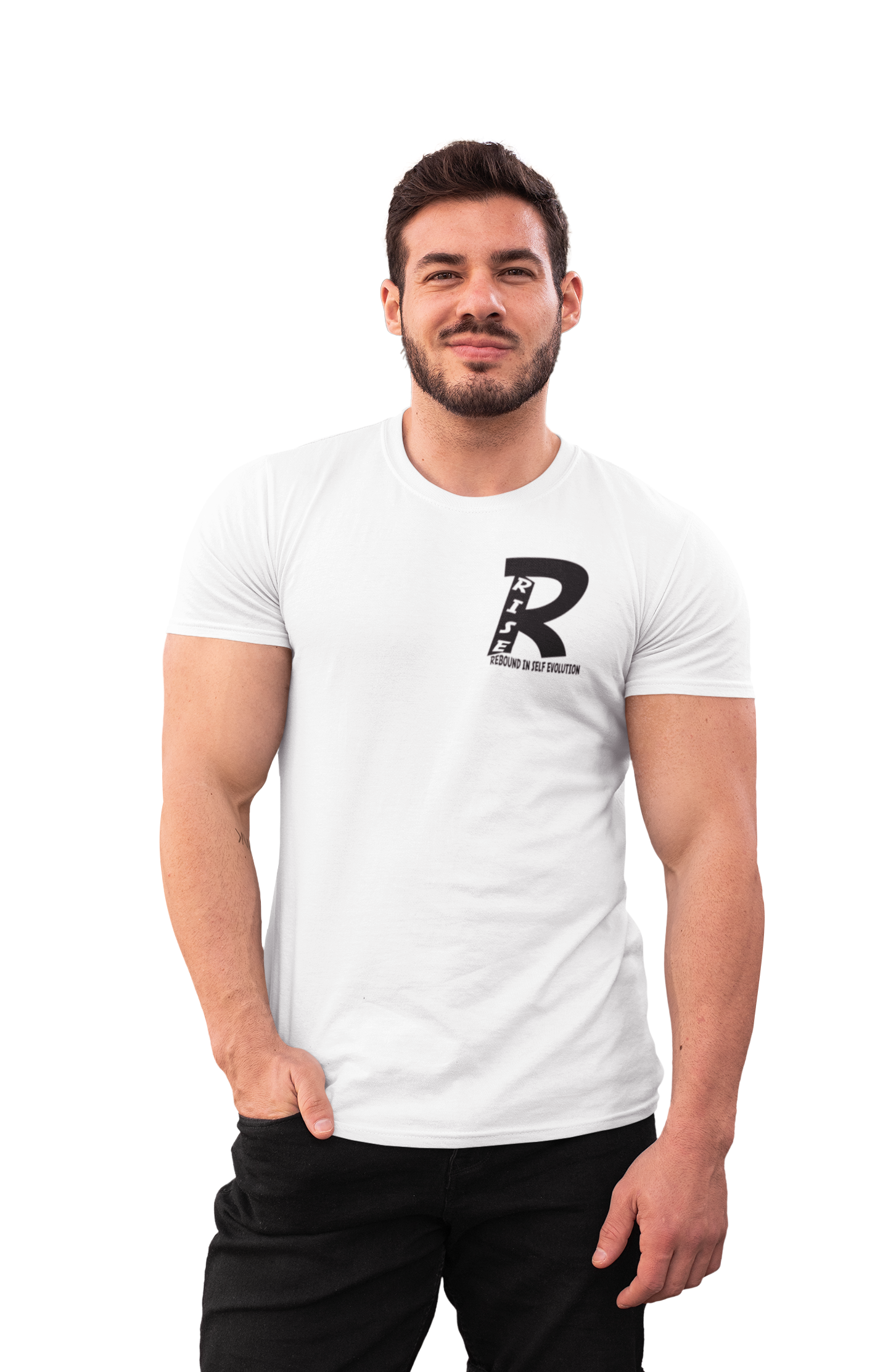 RISE V2 Performance Tee - White.png