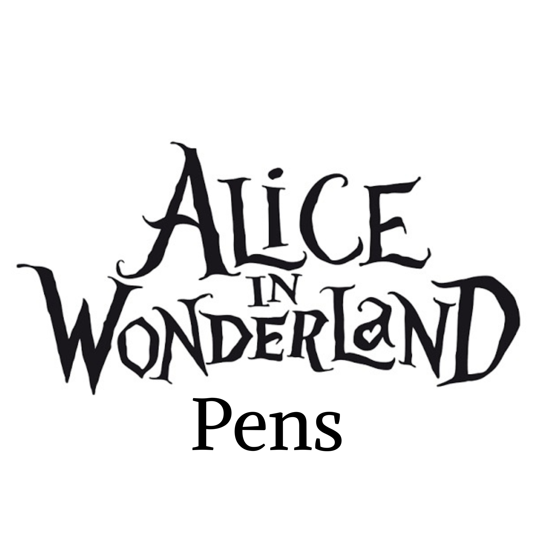 Alice In Wonderland Pens (Pick Your Figure)