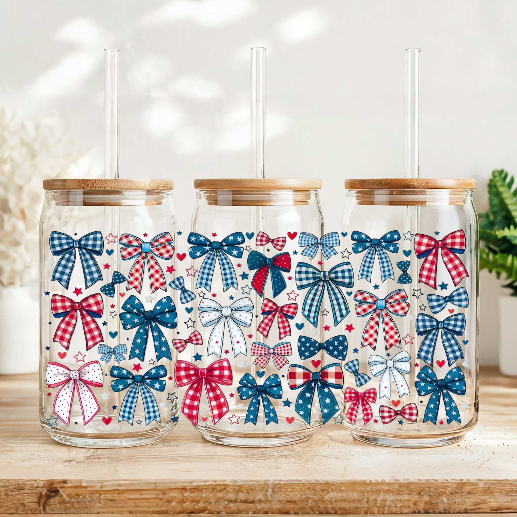 4th of July Bows Cup