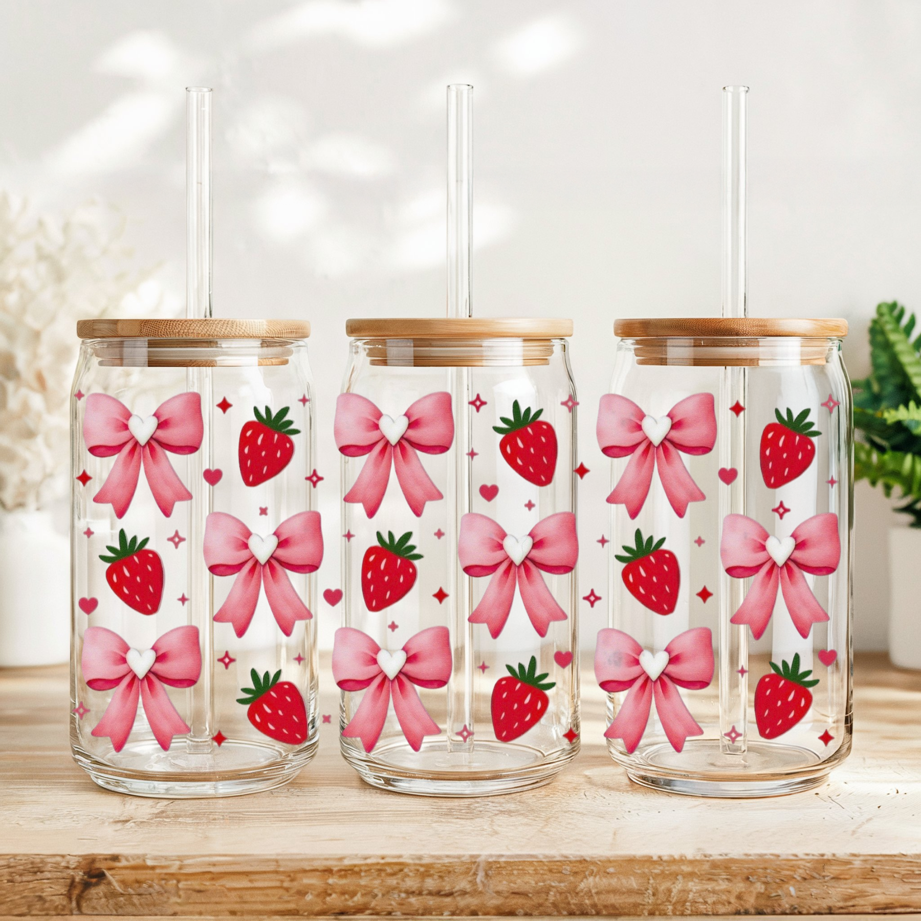 Strawberry Bow Cup