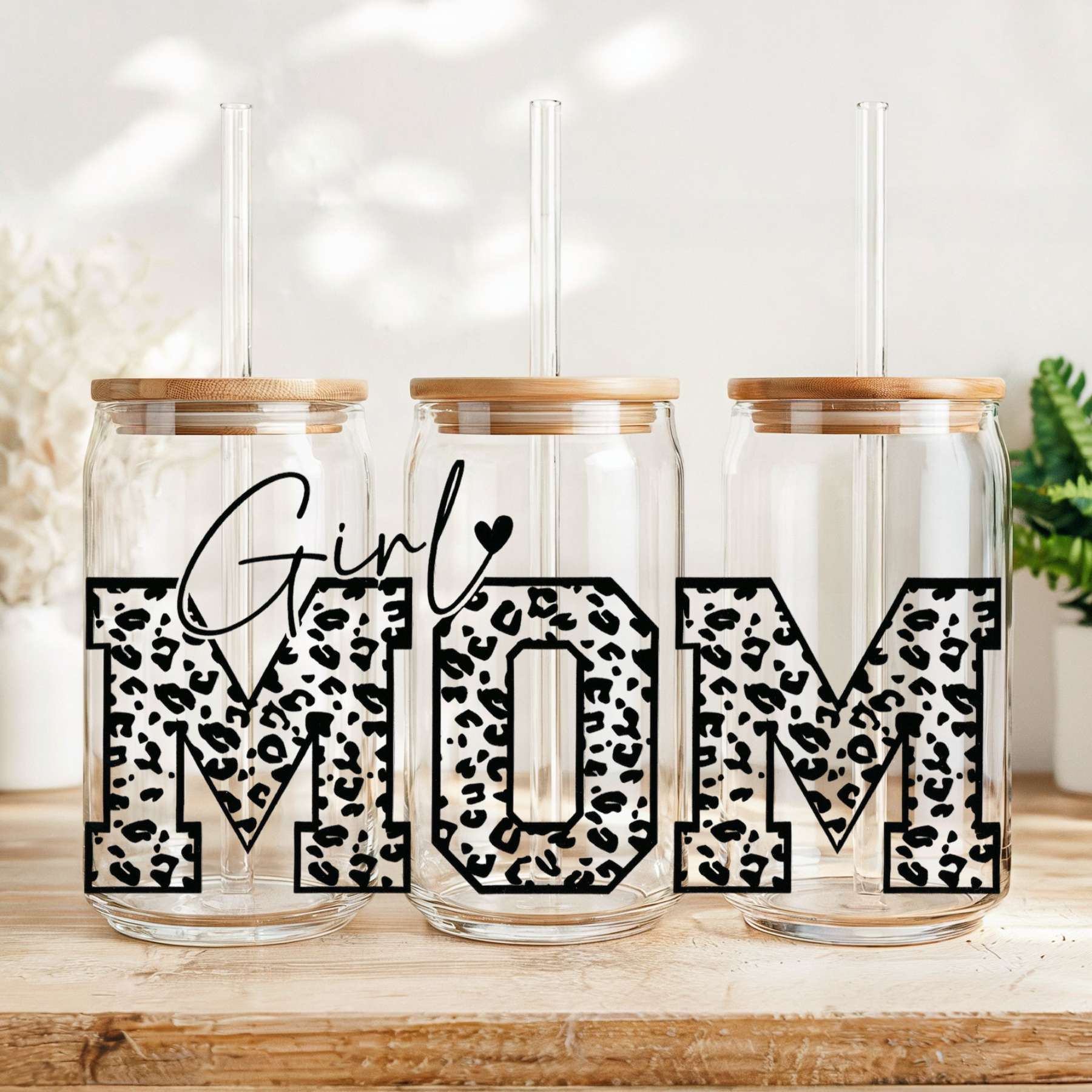 Leopard Girl Mom Cup