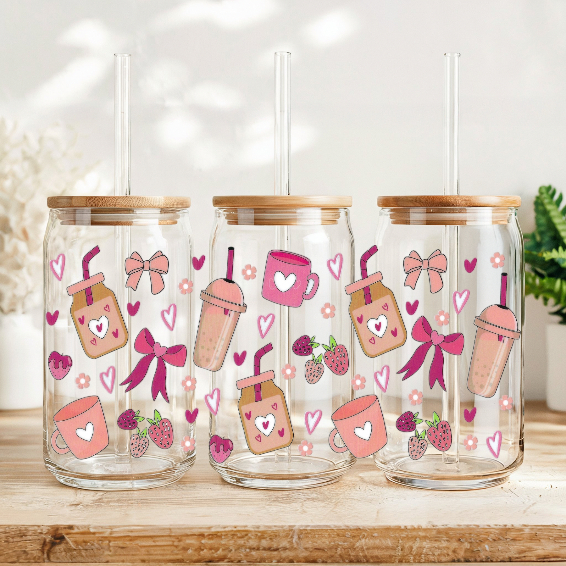 Coffee & Strawberries Cup