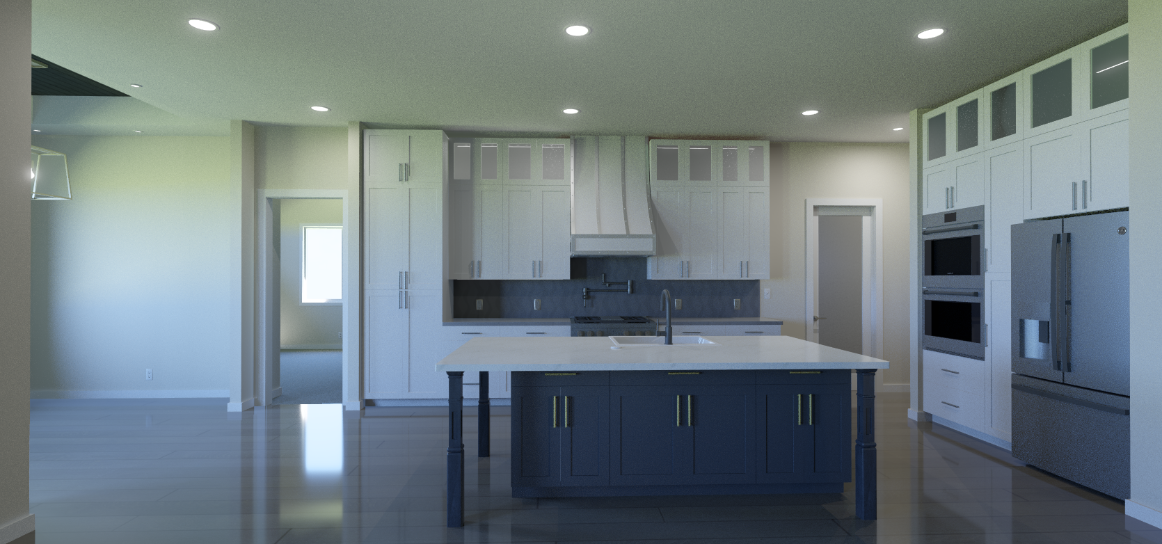 Kitchen Design Rendering