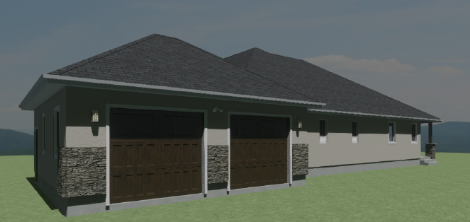 Exterior Design Rendering