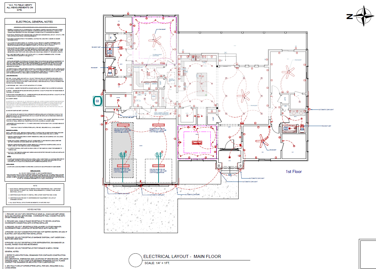 Floor Plan - Electrical Schematic - By Vorstellen