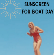 It’s your boat day . . . grab sunscreen