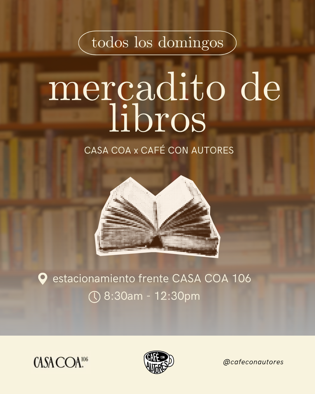 Mercado de libros Casa COA