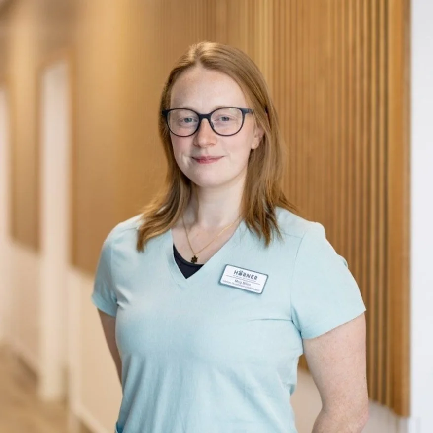 Portrait of Megan Bliss, head physiotherapist at Horner Pet Rehab and Wellness Centre