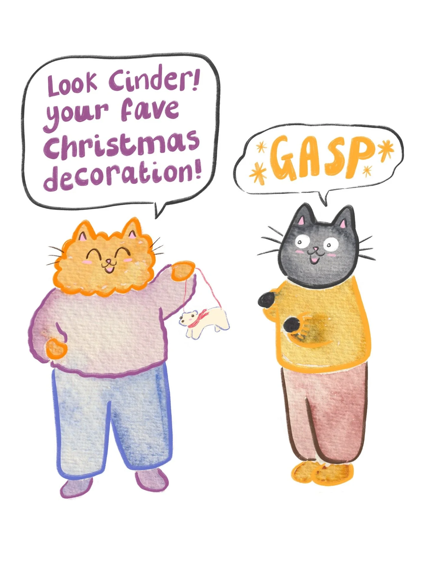 We love derpy polar bear! And decorating for Christmas 😆☺️💗